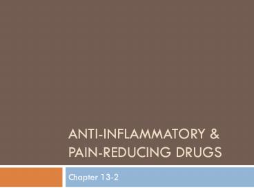 Anti-inflammatory