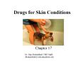 Drugs for Skin Conditions PowerPoint PPT Presentation
