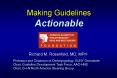 Making Guidelines Actionable PowerPoint PPT Presentation