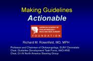 Making Guidelines Actionable