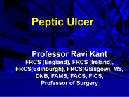 Peptic Ulcer