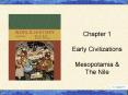 Chapter 1 Early Civilizations Mesopotamia PowerPoint PPT Presentation