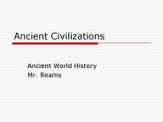 Ancient Civilizations