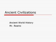 Ancient Civilizations PowerPoint PPT Presentation