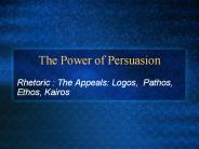 The Power of Persuasion