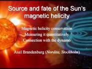 Source and fate of the Sun