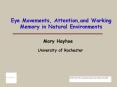 Eye Movements, Attention,and Working PowerPoint PPT Presentation