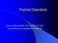 Thyroid Disorders PowerPoint PPT Presentation