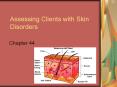 Assessing Clients with Skin Disorders PowerPoint PPT Presentation