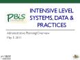 INTENSIVE LEVEL SYSTEMS, DATA PowerPoint PPT Presentation