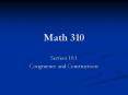 Math 310 PowerPoint PPT Presentation