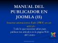 MANUAL DEL PUBLICADOR EN JOOMLA (15) PowerPoint PPT Presentation