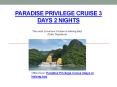 Paradise Privilege Cruise 3 Days 2 nights in Halong bay PowerPoint PPT Presentation