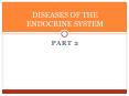 DISEASES OF THE ENDOCRINE SYSTEM PowerPoint PPT Presentation