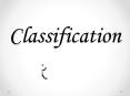 Classification PowerPoint PPT Presentation