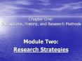 Chapter One: Instructions, History, and Research Methods PowerPoint PPT Presentation