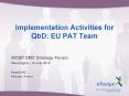 Implementation Activities for QbD: EU PAT Team PowerPoint PPT Presentation