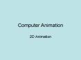 Computer Animation PowerPoint PPT Presentation