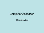 Computer Animation