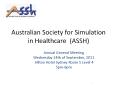 Australian Society for Simulation in Healthcare (ASSH) PowerPoint PPT Presentation