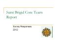 Saint Brigid Core Team Report PowerPoint PPT Presentation