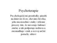 Psychoterapie