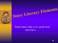 Story Literary Elements PowerPoint PPT Presentation