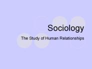 Sociology