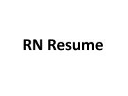 RN Resume
