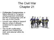 The Civil War Chapter 21