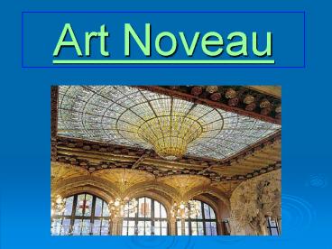 Art Noveau