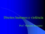 Direitos humanos e viol