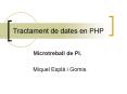 Tractament de dates en PHP PowerPoint PPT Presentation