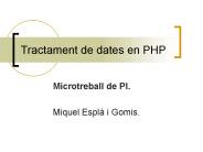 Tractament de dates en PHP