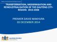 PREMIER DAVID MAKHURA 03 DECEMBER 2014 PowerPoint PPT Presentation