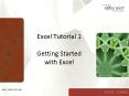 Excel Tutorial 1 Getting Started with Excel PowerPoint PPT Presentation