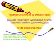 PROPUESTA SERVICIO DE SALUD CHILOE  Gu