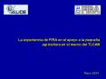 La experiencia de FIRA en el apoyo a la peque PowerPoint PPT Presentation