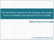 The 2013-2018 Outlook for Dry Cleaning and Laundry Services Excluding Coin-Operated Services in India
