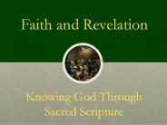 Knowing God Through Sacred Scripture