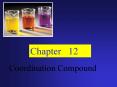 Coordination Compound PowerPoint PPT Presentation