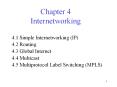 Chapter 4 Internetworking PowerPoint PPT Presentation
