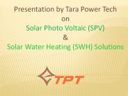 Solar water heating system