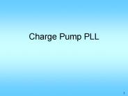 Charge Pump PLL