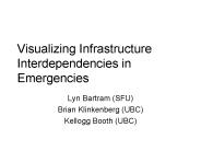 Visualizing Infrastructure Interdependencies in Emergencies