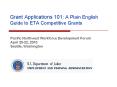 Grant Applications 101: A Plain English Guide to ETA Competitive Grants PowerPoint PPT Presentation