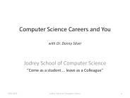 Computer Science Careers and You with Dr. Danny Silver