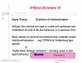 Artificial Life Lecture 17 PowerPoint PPT Presentation