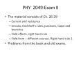 PHY 2049:Exam II PowerPoint PPT Presentation