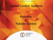 Applied Control Systems  Robotics
